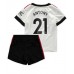 Billige Manchester United Antony #21 Bortetrøye Barn 2022-23 Kortermet (+ korte bukser)